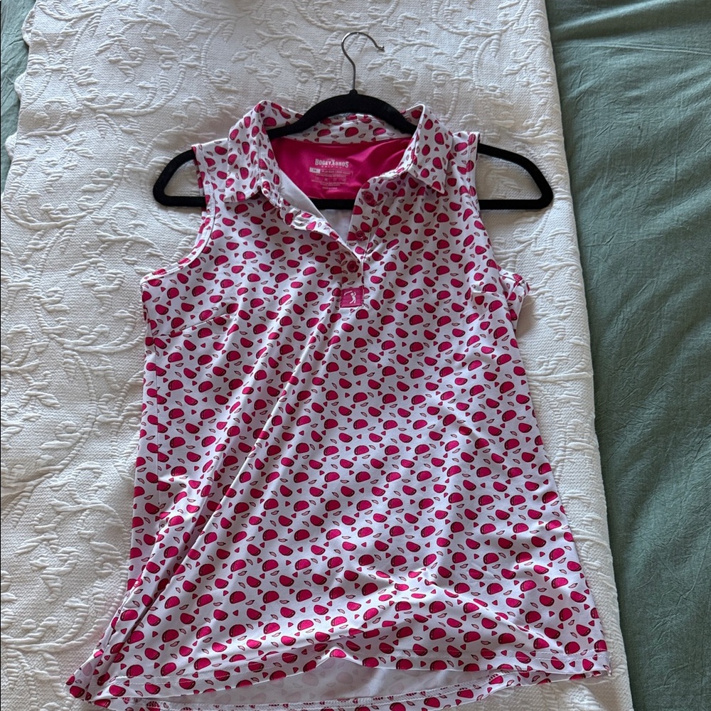 Bogey Bros Pink Taco Golf Polo
